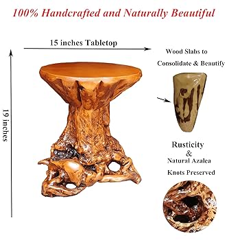 完売　　合体樹＊超絶ワイルドな森の切り株テーブル】3本の木々が一体化した希少部位 71-VkP+6b2L._UF350,350_QL80_.jpg